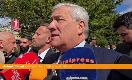 Tajani "Non ci sono i requisiti per riconoscere lo Stato di Palestina"