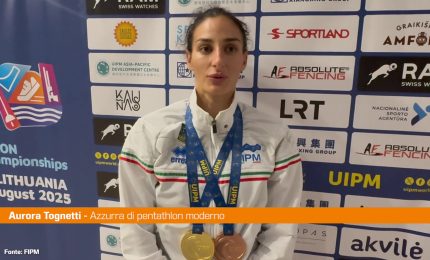 Tognetti di bronzo e azzurre d'oro ai Mondiali di pentathlon