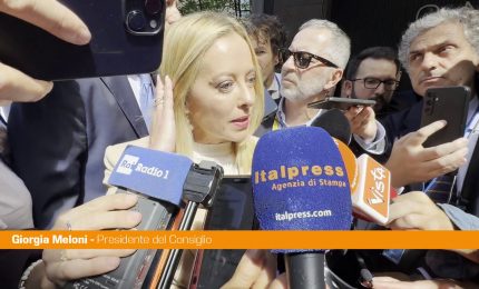Meloni "Riconoscimento Palestina con rilascio ostaggi e senza Hamas"