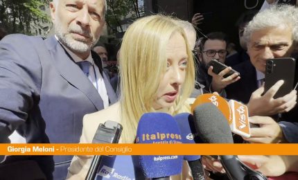 Meloni "D'accordo con Trump su approccio ideologico a Green Deal"