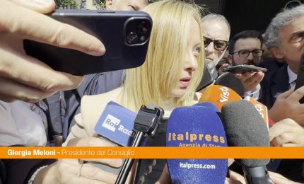 Ucraina, Meloni "Per una pace giusta c'&egrave; bisogno di Europa e Usa"