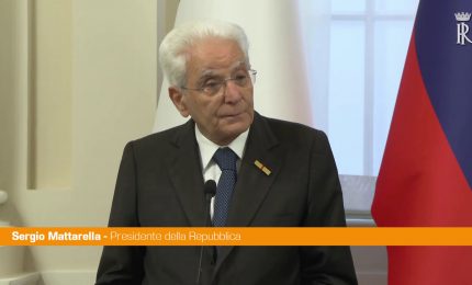 Mattarella "In Ucraina e Medio Oriente fatti allarmanti e drammatici"