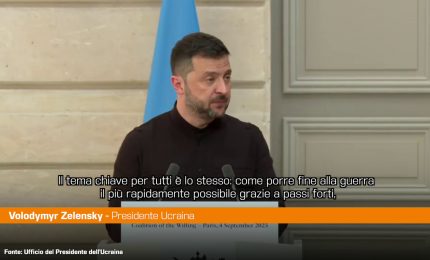 Zelensky "Garanzie di sicurezza chiave per porre fine alla guerra"