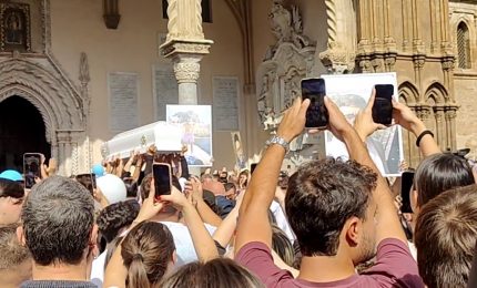 Palermo dà l'ultimo saluto a Paolo Taormina, le immagini dei funerali