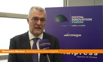 ComoLake, Moricca "Piattaforme PagoPA semplificano vita cittadini"
