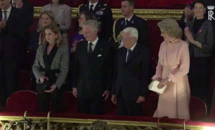 Bruxelles, Mattarella al teatro La Monnaie