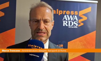 Italpress Awards, Troncone "Riconoscimento ad aeroporto di Roma"