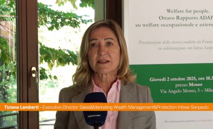 Lamberti "Da Intesa Sanpaolo grande impegno per il welfare aziendale"