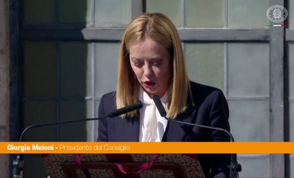 Meloni ad Assisi "San Francesco &egrave; stato un uomo di pace estremo"