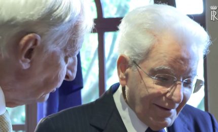Mattarella visita la Fondazione Spadolini Nuova Antologia a Firenze