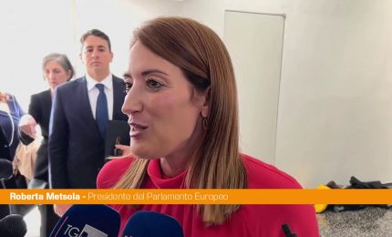 Milano-Cortina, Metsola "Percorso che in Europa possiamo ammirare"