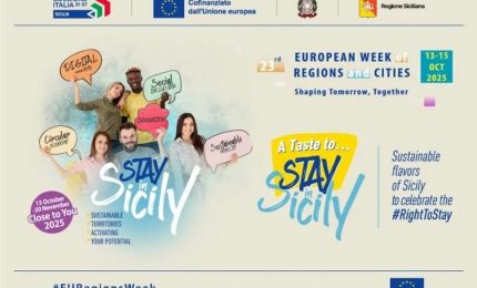 &ldquo;Stay in Sicily&rdquo;, la Regione sar&agrave; presente a Bruxelles alla Settimana europea delle regioni e delle citt&agrave;