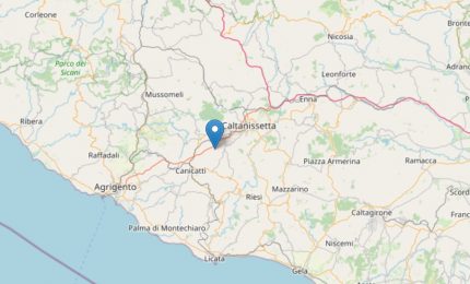 Terremoto nel Nisseno, registrata una scossa di magnitudo 3.4