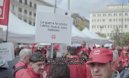 Cgil, 200 mila in piazza per "Democrazia al lavoro"