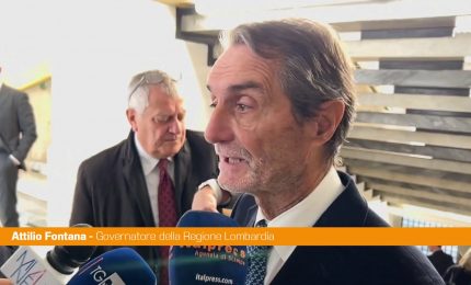 Milano-Cortina, Fontana "I lavori procedono bene, siamo tranquilli"