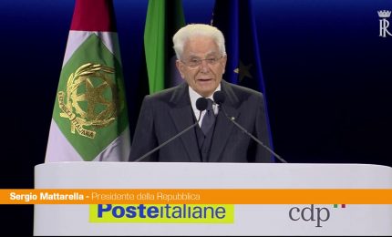 Mattarella "Poste e Cdp agenti della Costituzione, la Repubblica &egrave; riconoscente"