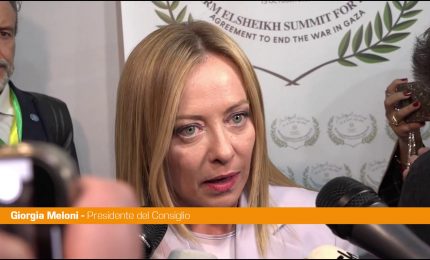 Pace a Gaza, Meloni "Giornata storica, &egrave; il successo di Trump"