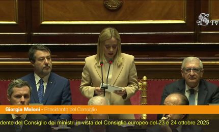 Medio Oriente, Meloni "Prospettiva di pace, ma disinnescare i rischi"