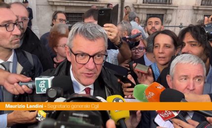 Manovra, Landini "Incontro dannoso, ok a mobilitazione il 25 ottobre"