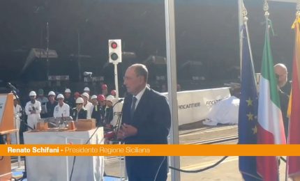 Inaugurazione traghetto Ro-Pax, Schifani "Momento di gioia"