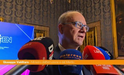 Scuola, Valditara "Un miliardo per Agenda Sud e Agenda Nord"