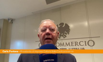 Fontana (Confcommercio) "Detassazione per sostenere consumi culturali"
