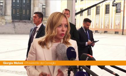 Gaza, Meloni "Ue sostenga il piano Trump, aspettiamo risposta Hamas"