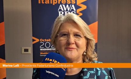 Italpress Awards, Lalli "Orgogliosa di ricevere questo premio"