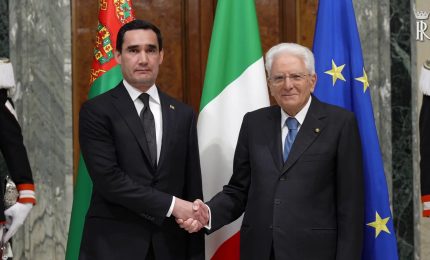 Mattarella incontra il presidente del Turkmenistan Berdimuhamedov