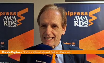 Italpress Awards, Pagliara "Provo un grande senso di riconoscenza"