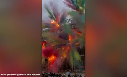 Parigi, show al Centre Pompidou che chiude per ristrutturazione