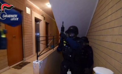 Blitz contro la Sacra corona unita nel Leccese, 22 arresti