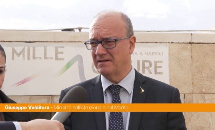 Valditara "La scuola in Campania può diventare un esempio per tutta Italia"