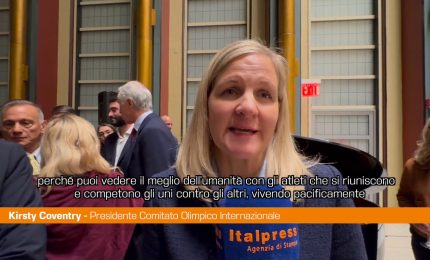 Coventry "Le Olimpiadi e lo sport hanno il potere di unire Paesi e comunit&agrave;"