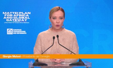 Meloni "Il Piano Mattei non &egrave; pi&ugrave; un'idea ma una realt&agrave; operativa"