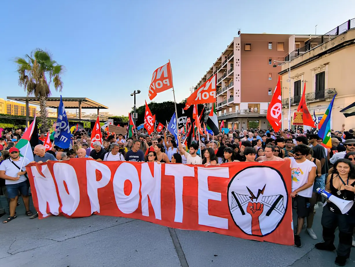 Corteo “No Ponte”, oggi a Messina la manifestazione guidata da Schlein