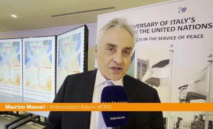 Italia 70 anni all'Onu, Massari "Viene riconosciuto il nostro contributo"