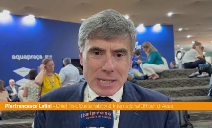 Cop30, Latini (Acea) "Sull'acqua serve una sinergia tra pubblico e privato"