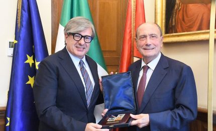 Schifani riceve il neo rettore dell&rsquo;Universit&agrave; degli studi di Catania Enrico Foti