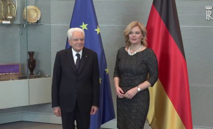 Berlino, Mattarella viene accolto al Reichstag