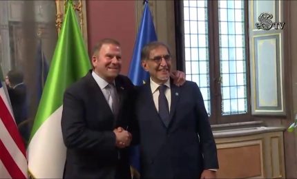 La Russa incontra l'ambasciatore degli Stati Uniti Fertitta