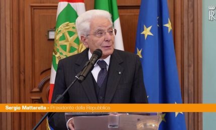 Mattarella "La guerra purtroppo non ha abbandonato il mondo"