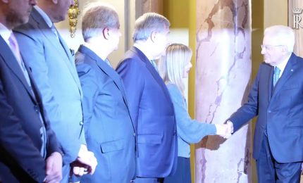 Mattarella incontra Meloni e ministri in vista del Consiglio Europeo