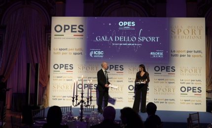 Sviluppo sostenibile e ambiente protagonisti al Gala dello Sport di OPES