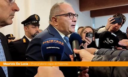 Blitz Palermo, procuratore capo De Lucia "Impedire a Cosa nostra di rafforzarsi"