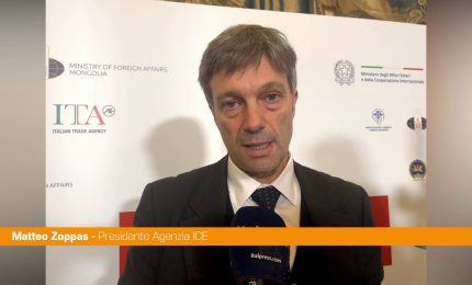 Mongolia, Zoppas "Accordo per agevolare l'espansione del Made in Italy"