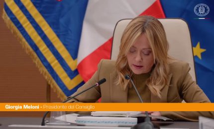 Meloni "Italia ascoltata perch&eacute; &egrave; una nazione forte e autorevole"