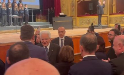 Capitale Volontariato 2025, applausi per Mattarella al Teatro Massimo di Palermo