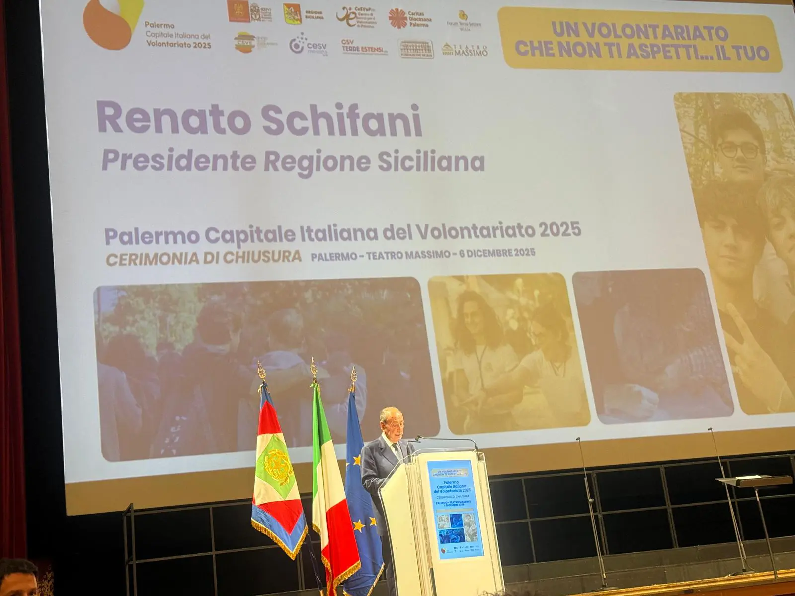 Palermo Capitale italiana del Volontariato 2025, Schifani: &ldquo;Il terzo settore &egrave; una ricchezza italiana&rdquo;