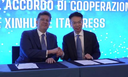 Media, a Roma siglata la nuova partnership tra le agenzie Xinhua e Italpress